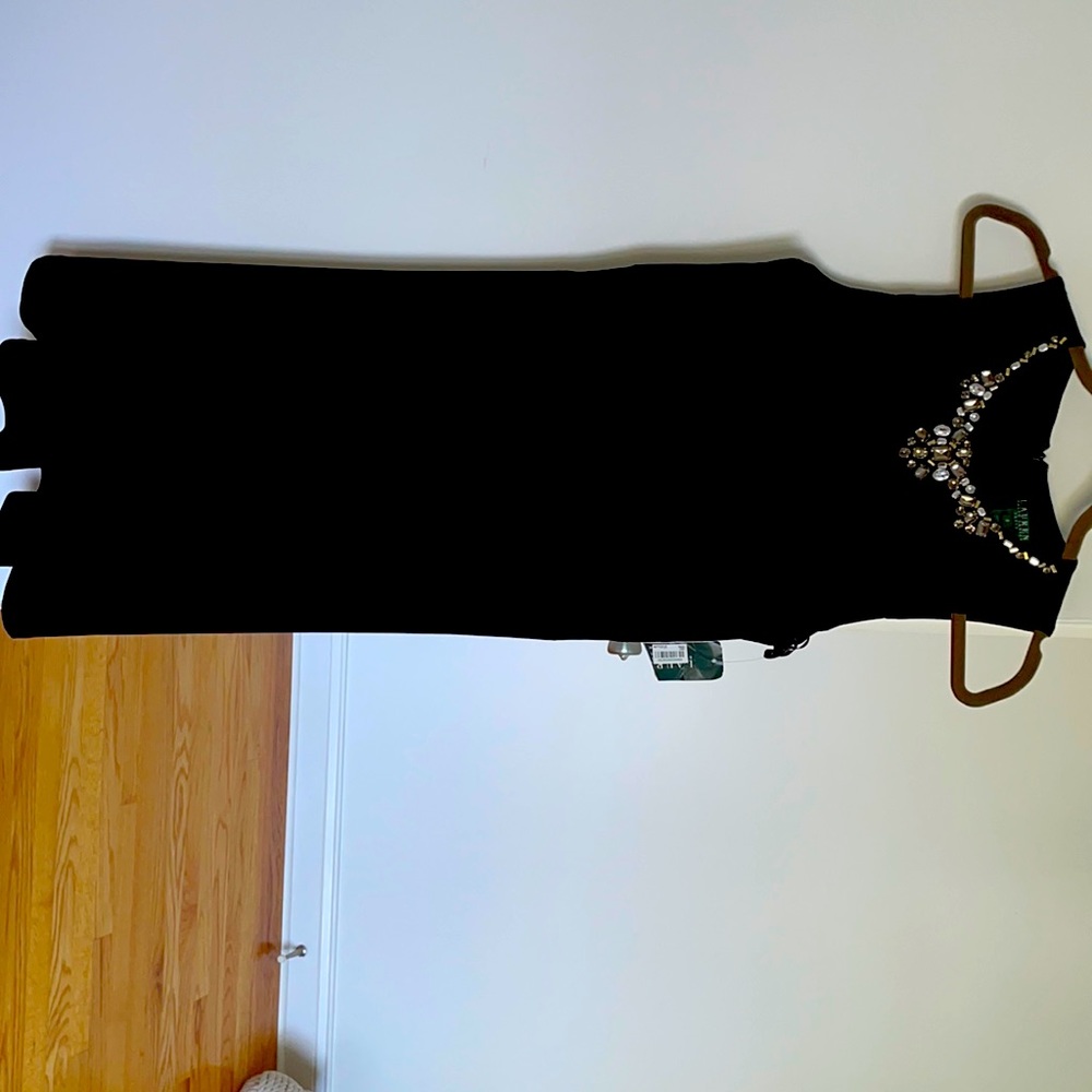 Lauren by Ralph Lauren black cocktail dress